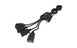хаб с четырьмя портами Ritmix CR-2405 black