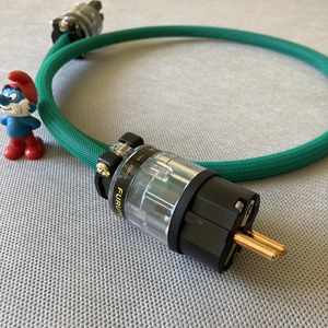 Силовой кабель Furutech FP-1 (Fur-E11Cu/11Cu) Green 1.0m