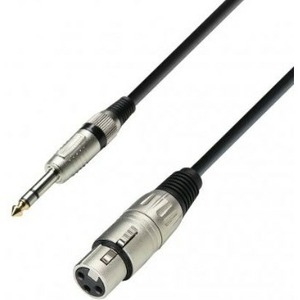 Кабель аудио Jack - XLR Adam Hall K3BFV0100 1.0m