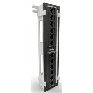 Патч-панель для рэкового шкафа Hyperline PPW-12-8P8C-C5e 12 RJ-45(8P8C)