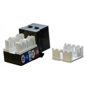 Адаптер прочий Hyperline KJ9-8P8C-C5e-90-BK