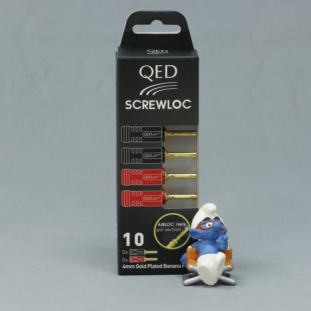 Разъем Банана QED (QE1885) Screwloc Plastic Banana Set-10