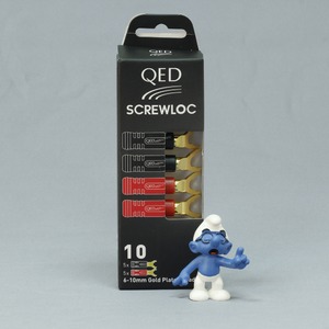 Разъем Лопатка QED (QE1895) Screwloc Plastic Spade Set-10