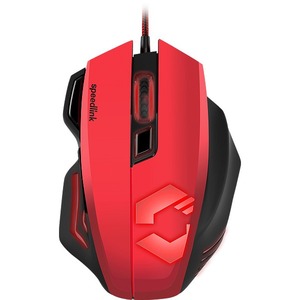 Мышь компьютерная Speedlink DECUS RESPEC Black-Red