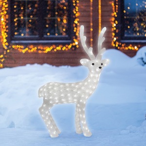 Акриловая светодиодная фигура Neon-Night 513-307 Снежный олень  100 см
