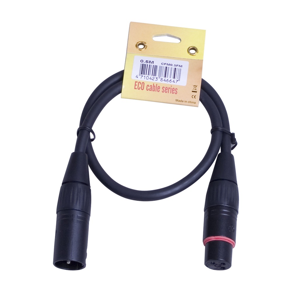 Кабель аудио XLR - XLR SUPERLUX CFM0.5FM 0.5m