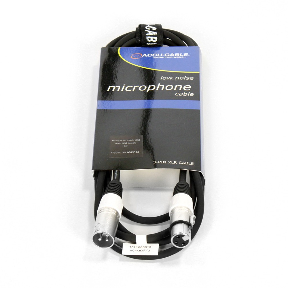 Кабель аудио XLR - XLR American DJ AC-XMXF/3 3.0m