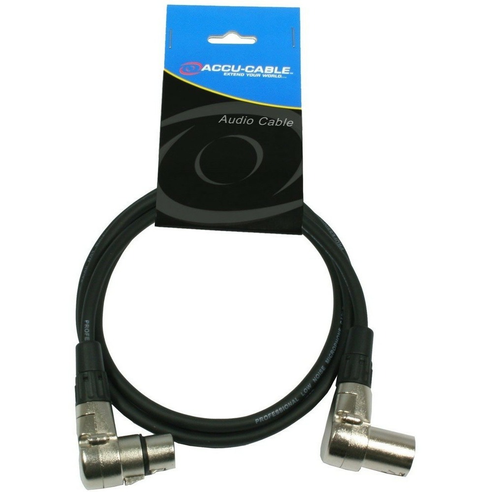 Кабель XLR угловой American DJ AC-XMXF/1,5-90 1.5m