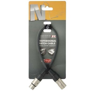 Кабель аудио XLR - XLR Stagg NPC030XMXFR 0.3m