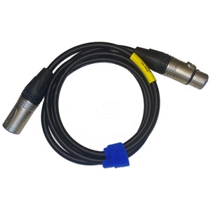 Кабель аудио XLR - XLR GS-PRO XLR3F-XLR3M black 1.5m