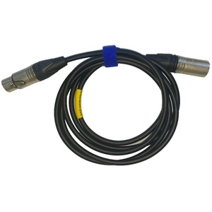 Кабель аудио XLR - XLR GS-PRO XLR3F-XLR3M black 3.0m