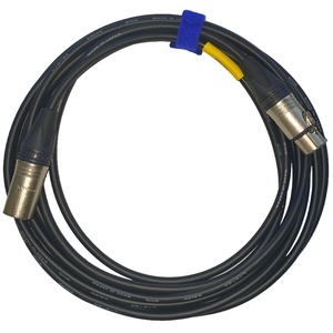 Кабель аудио XLR - XLR GS-PRO XLR3F-XLR3M black 5.0m