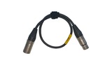 Кабель аудио XLR - XLR GS-PRO XLR3F-XLR3M black 0.35m
