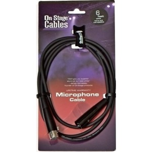 Кабель аудио XLR - XLR OnStage MC12-6