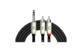Кабель аудио Jack - RCA Kirlin Y-344PR 3M BK 3.0m