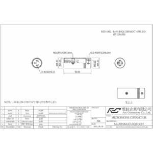 Разъем XLR Aec Connectors MI-201M Gold