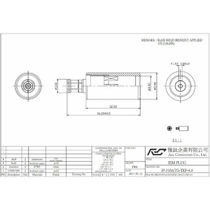 Разъем для наушников стандарта A2DC Aec Connectors IP-310 Gold Set-2