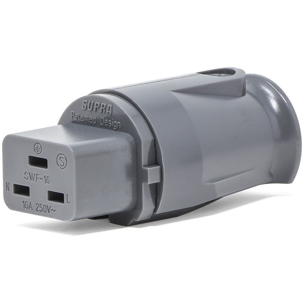 Разъем Силовой Supra Mains Plug/F SWF-16 Bulk