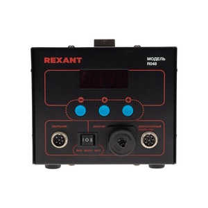 Паяльная станция (паяльник + демонт. паяльник) Rexant 12-0735 R048, цифровая, 200-480°C, LED дисплей