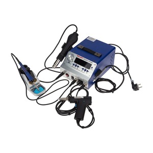 Паяльная станция (паяльник + фен + демонт. паяльник) Rexant 12-0736  R048K, цифровая, 200-480°C, LED дисплей