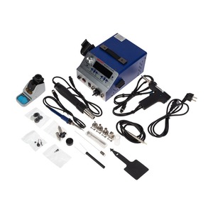 Паяльная станция (паяльник + фен + демонт. паяльник) Rexant 12-0736  R048K, цифровая, 200-480°C, LED дисплей