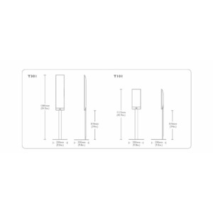 Подставка для колонок KEF T Series Floor Stand Black
