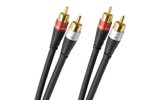 Кабель аудио RCA - RCA Oehlbach 33141 Excellence Audio Link RCA black 0.75m