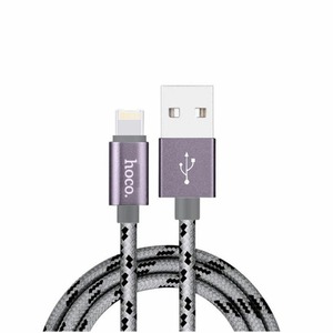 USB Ligntning кабель hoco 6957531032168 X2, матовый 1.0m