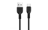 USB TypeC кабель hoco 6957531061182 X13, черный 1.0m