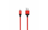USB Ligntning кабель hoco 6957531062837 X14, красный 1.0m