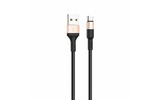 Micro USB кабель hoco 6957531080213 X26, золотой 1.0m