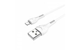 USB Lightning кабель hoco 6931474710499 X37, белый 1.0m