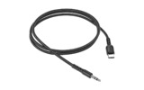 USB TypeС на 3.5 мм кабель hoco 6931474751690 UPA17, черный 1.0m