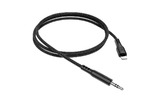 USB Lightning на 3.5 мм кабель hoco 6931474755957 UPA18, черный 1.0m