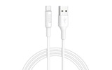 USB TypeC кабель hoco 6957531080152 X25, белый 1.0m