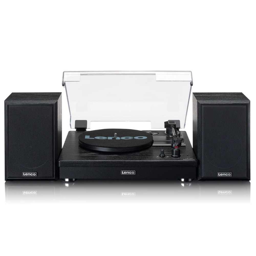 Проигрыватель виниловых дисков Lenco LS-101 Black
