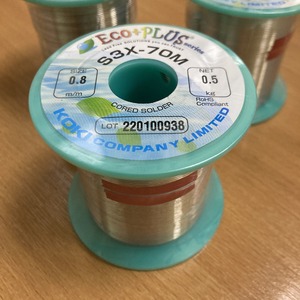 Припой c содержанием серебра KOKI S3X-70M (0.8mm) 1.0m