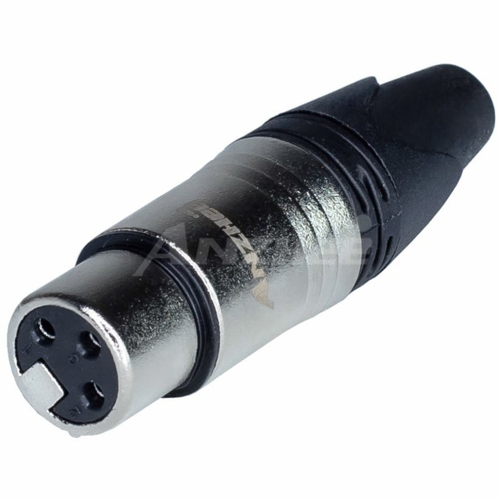 Разъем XLR Anzhee XLR-F Silver