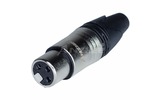 Разъем XLR Anzhee XLR-F Silver