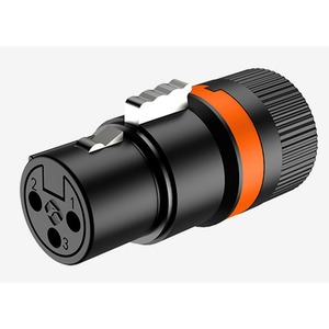 Разъем XLR Roxtone LX3F-Black/Orange