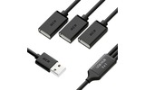 USB Hub на 3 порта Greenconnect GCR-51864 0.35m