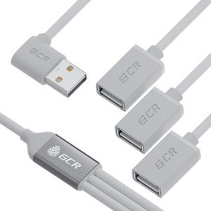 Хаб USB 2.0 Greenconnect GCR-53355 0.35m