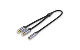 Переходник Jack - RCA Vention BCOHY 0.3m