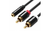 Кабель аудио Jack - RCA Vention VAB-R01-S200 2.0m