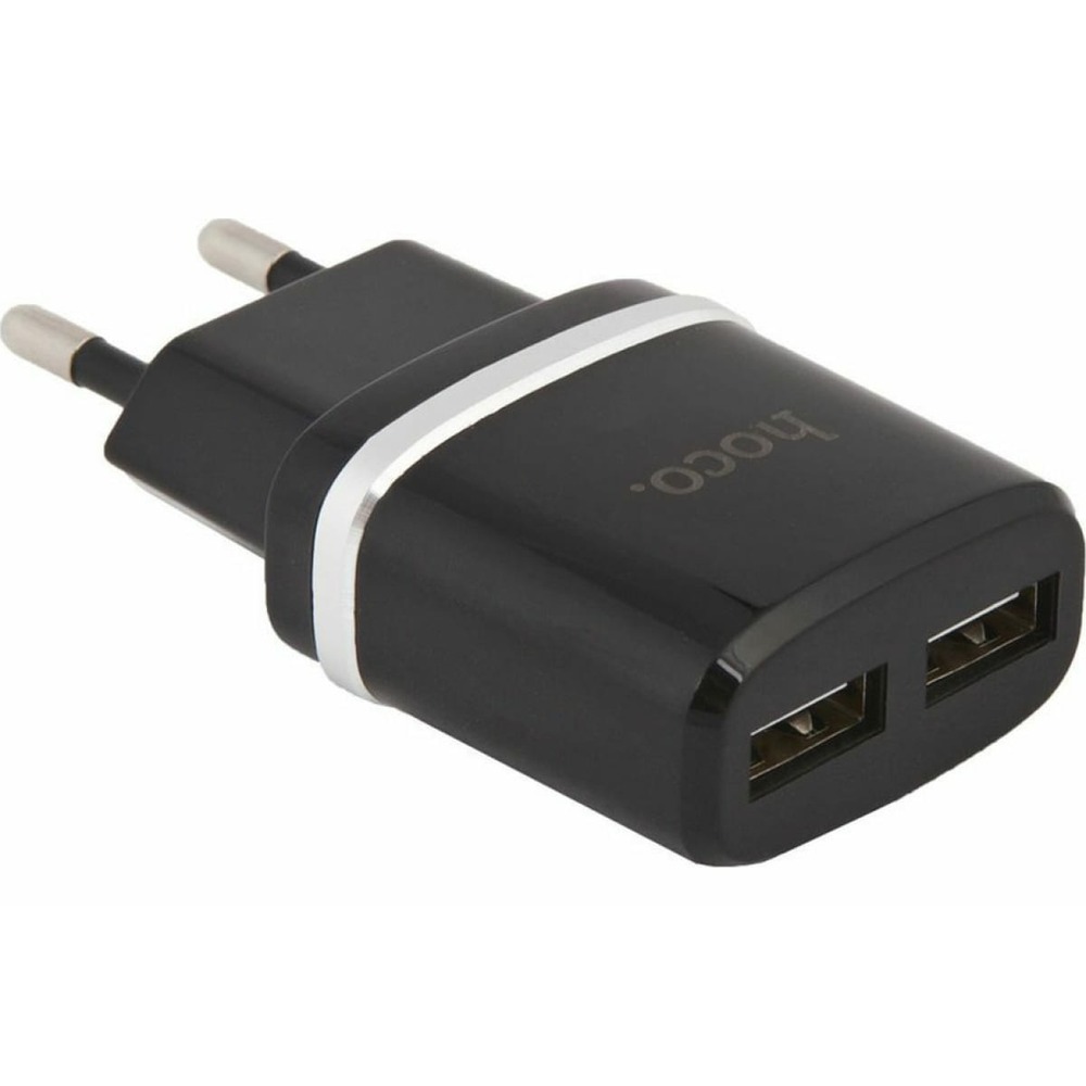 Зарядное устройство сетевое hoco 6957531063094 C12, черный