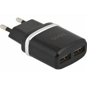 Зарядное устройство сетевое hoco 6957531063094 C12, черный