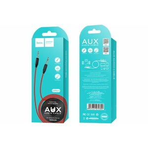 Кабель аудио Jack - Jack hoco 6957531079293 UPA11, черный 1.0m