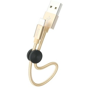 Кабель USB 2.0 Тип А - Lightning hoco 6931474707420 X35, золотой 0.25m