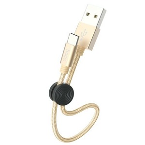 Кабель USB hoco 6931474707468 X35, золотой 0.25m