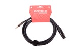 Кабель аудио Jack - XLR FORCE FLC-06/3 3.0m